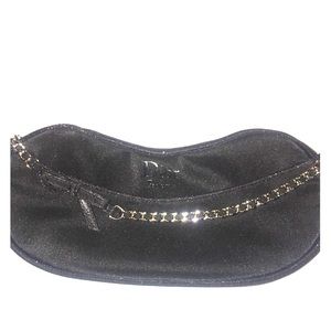 Dior Small Sparkly Black Clutch